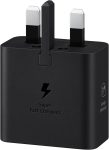 Samsung Galaxy Official 25W Super Fast Charging Travel Adapter (without USB-C to C Data Cable), Black