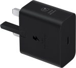 Samsung Galaxy Official 25W Super Fast Charging Travel Adapter (without USB-C to C Data Cable), Black