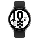 Samsung Galaxy Watch4 Classic Bluetooth Silver 46MM Black Ridge Sport Band