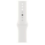 Apple Watch Series 8 GPS Silver Aluminium 41MM White Sport Band