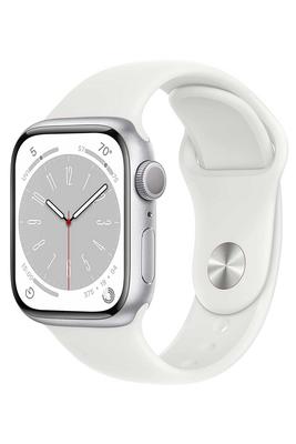 Apple Watch Series 8 GPS Silver Aluminium 45MM White Sport Band
