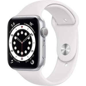 Apple Watch Series 6 GPS Silver Aluminium 40MM White Sport Band