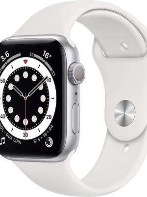 Apple Watch Series 6 GPS Silver Aluminium 40MM White Sport Band