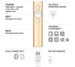 LOGITECH Spotlight Presentation Remote - Gold