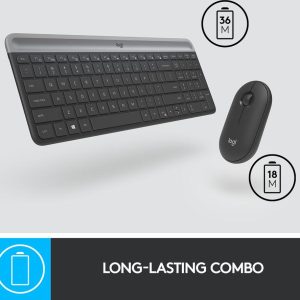 LOGITECH MK470 Wireless Keyboard and Mouse Set - Graphite