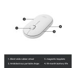 LOGITECH MK470 Wireless Keyboard and Mouse Set - Off-White