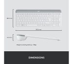 LOGITECH MK470 Wireless Keyboard and Mouse Set - Off-White