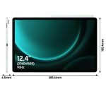 SAMSUNG Galaxy Tab S9 FE+ 12.4" Tablet - 256 GB, Mint