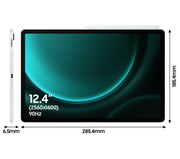 SAMSUNG Galaxy Tab S9 FE+ 12.4" Tablet - 256 GB, Mint