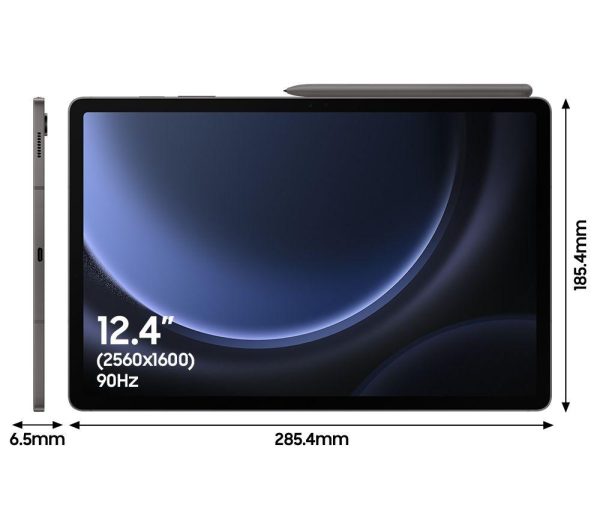 SAMSUNG Galaxy Tab S9 FE+ 12.4" Tablet - 128 GB, Grey