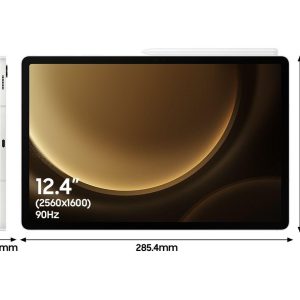 SAMSUNG Galaxy Tab S9 FE+ 12.4" Tablet - 128 GB, Silver