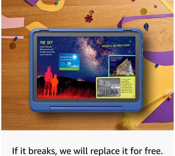 AMAZON Fire HD10 Kids Pro 10.1” (ages 6-12) Tablet (2023) – 32 GB, Nebula