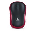 LOGITECH M185 Wireless Optical Mouse - Black & Red