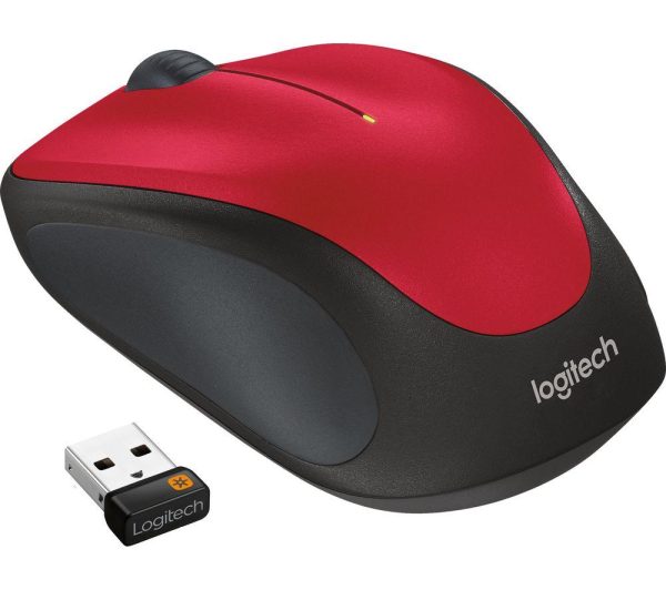 LOGITECH M235 Wireless Optical Mouse - Red