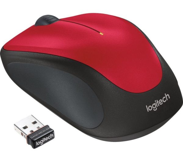 LOGITECH M235 Wireless Optical Mouse - Red
