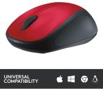 LOGITECH M235 Wireless Optical Mouse - Red