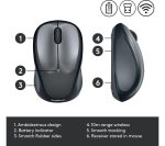 LOGITECH M235 Wireless Optical Mouse - Red