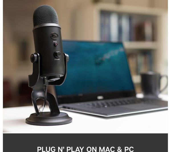 BLUE Yeti USB Streaming Microphone - Blackout