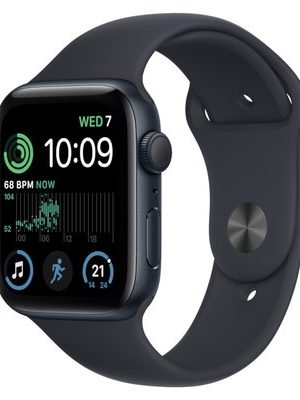 Apple Watch SE (2022) GPS Midnight Aluminium 44MM Black Sport Band