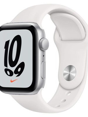 Apple Watch Nike SE GPS Silver Aluminium 40MM White Sport Band