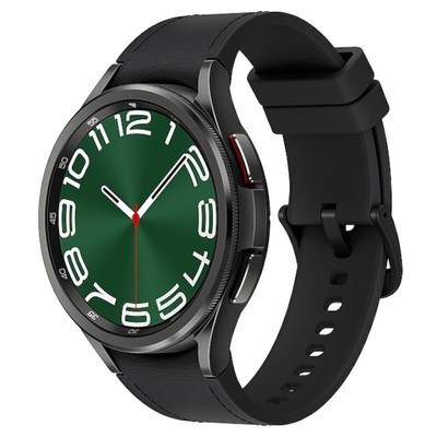 Samsung Galaxy Watch6 Classic LTE Black 43MM Black Hybrid Eco Leather Band UNLOCKED