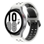 Samsung Galaxy Watch4 Bluetooth Silver 40MM White Extreme Sport Strap