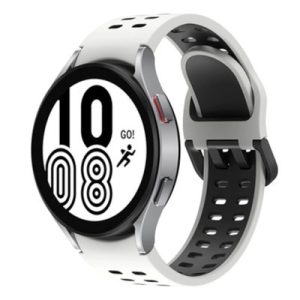 Samsung Galaxy Watch4 Bluetooth Silver 40MM White Extreme Sport Strap