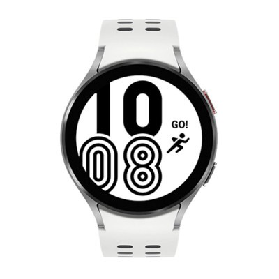 Samsung Galaxy Watch4 Bluetooth Silver 40MM White Extreme Sport Strap