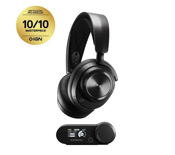 STEELSERIES Arctis Nova Pro Wireless PC & PS 7.1 Gaming Headset - Black
