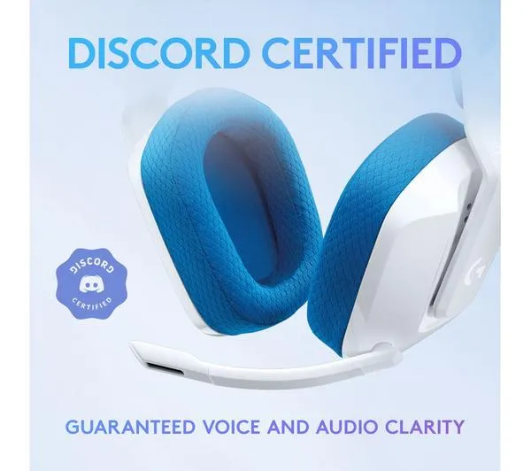 LOGITECH G335 Gaming Headset - White & Blue