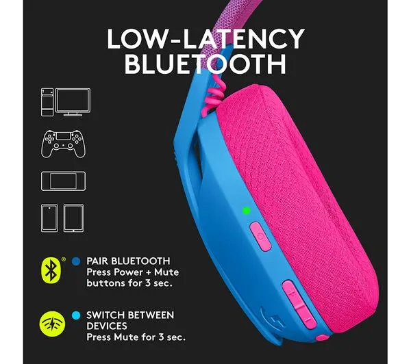 LOGITECH G435 Wireless Gaming Headset - Blue