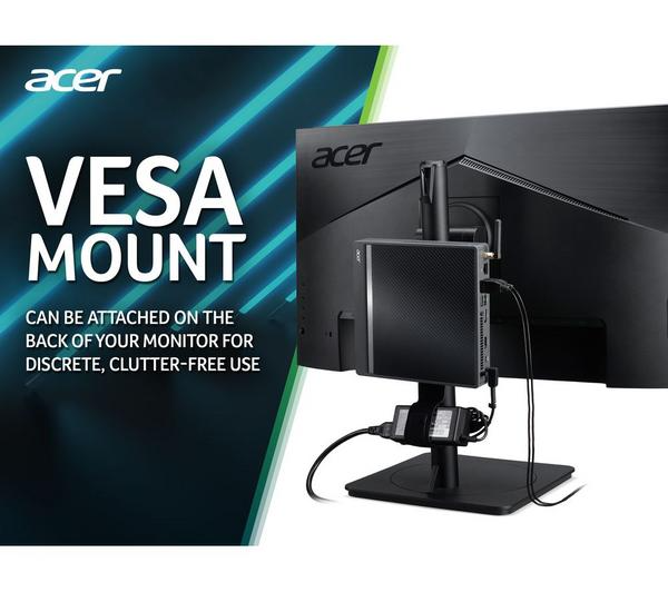 ACER Revo RB610 Desktop Mini PC - Intel® Core™ i3, 512 GB SSD, Black