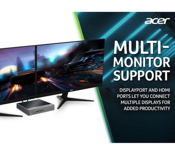ACER Revo RB610 Desktop Mini PC - Intel® Core™ i3, 512 GB SSD, Black