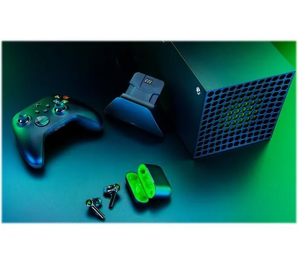 RAZER Hammerhead HyperSpeed Wireless Noise-Cancelling Gaming Earbuds - Xbox Licensed, Black