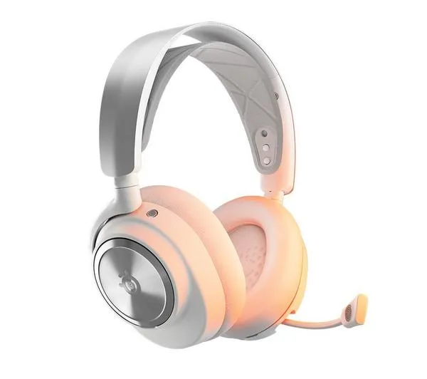 STEELSERIES Arctis Nova Pro Wireless 7.1 Gaming Headset for PC & PlayStation - White