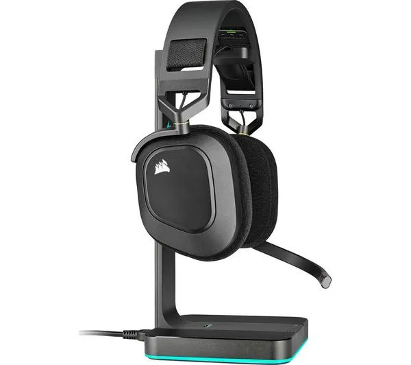CORSAIR HS80 RGB Wireless Gaming Headset - Black