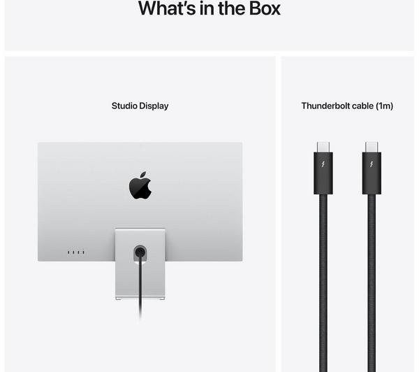 APPLE Studio Display with Tilt-Adjustable Stand - Silver