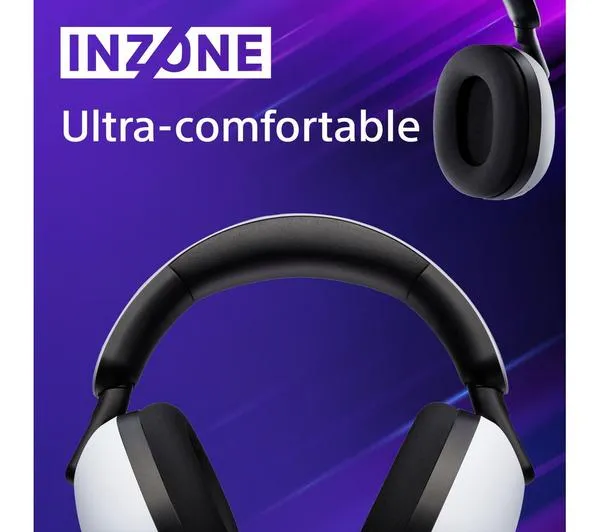 SONY INZONE H9 PS5 & PC Wireless Noise-Cancelling Gaming Headset - White