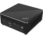 MSI Cubi N ADL Barebones Mini Desktop PC - Intel® N200, Black