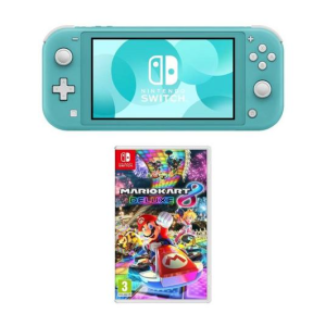 NINTENDO Switch Lite & Mario Kart 8 Deluxe Bundle - Turquoise