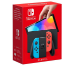 NINTENDO Switch OLED (Neon Red & Blue) & Princess Peach: Showtime Bundle