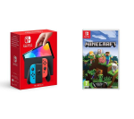 NINTENDO Switch OLED Neon & Minecraft Bundle