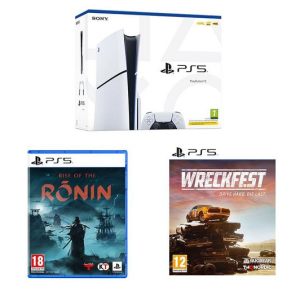 SONY PlayStation 5 Model Group (Slim), Rise of The Ronin & Wreckfest Bundle