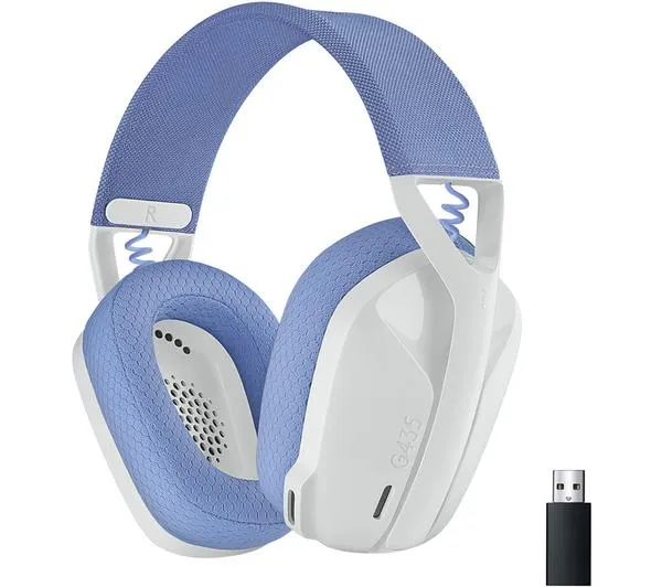 LOGITECH G435 Wireless Gaming Headset - White