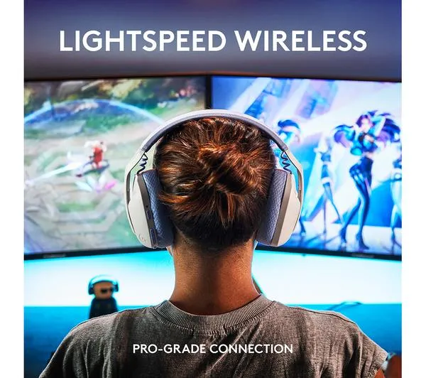 LOGITECH G435 Wireless Gaming Headset - White