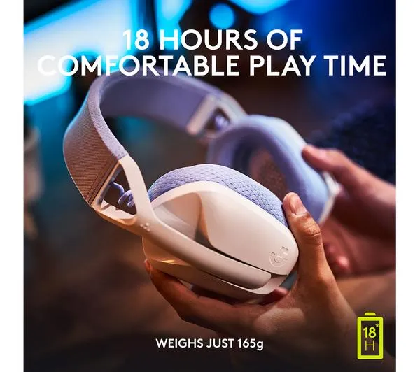 LOGITECH G435 Wireless Gaming Headset - White