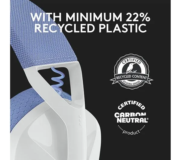 LOGITECH G435 Wireless Gaming Headset - White
