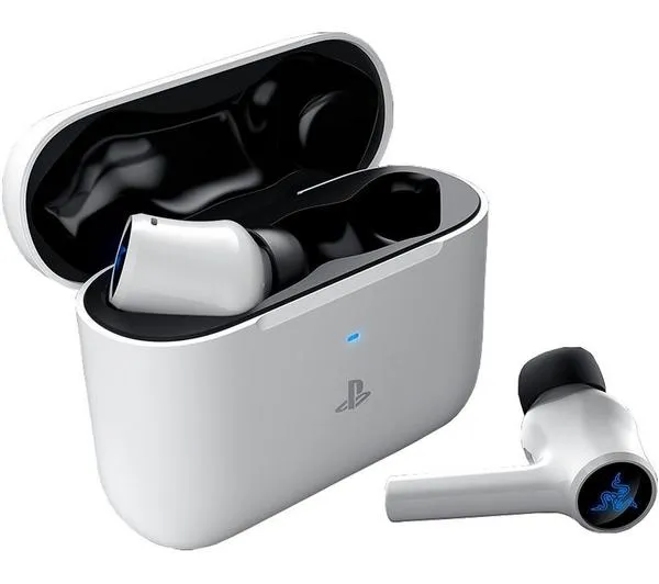 RAZER Hammerhead HyperSpeed Wireless Noise-Cancelling Gaming Earbuds - PlayStation Licensed, White