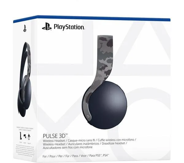 SONY PULSE 3D Wireless PS5 Headset - Camo Grey