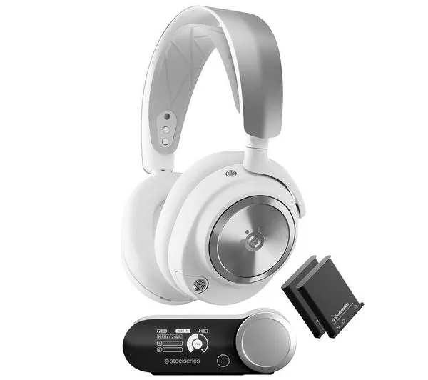 STEELSERIES Arctis Nova Pro Wireless 7.1 Gaming Headset for PlayStation & PC - White